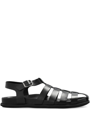 A.P.C. Fisherman H leather sandals - Black