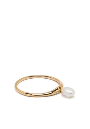 Eshvi pearl chain ring - Gold