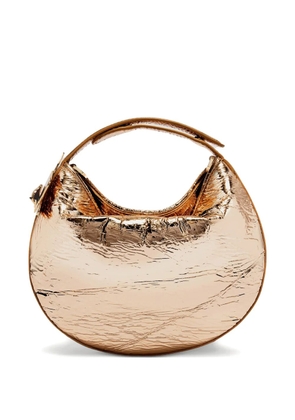 Genny Halo metallic mini bag - Brown