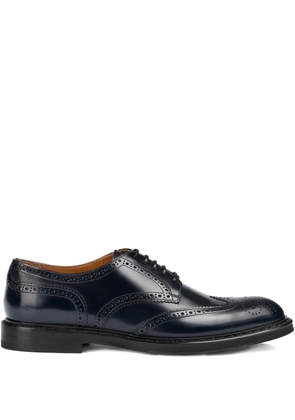 Doucal's leather lace-up brogues - Black