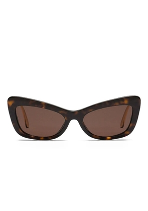 Dolce & Gabbana Eyewear cat-eye frame sunglasses - Brown
