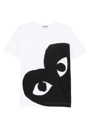 Comme Des Garçons Play heart-print T-shirt - White