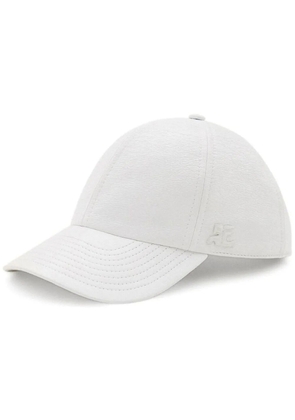 Courrèges logo-patch baseball cap - White
