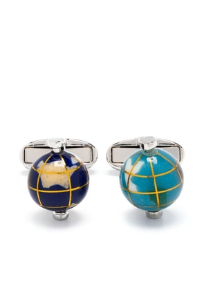 Paul Smith Globe contrasting cufflinks - Silver