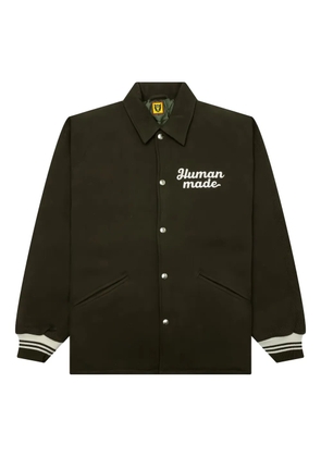 Human Made Stadium embroidered-patch varsity jacket - Brown
