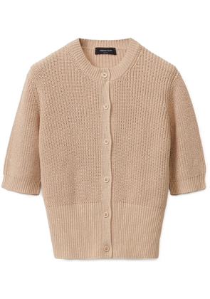 Fabiana Filippi ribbed cardigan - Neutrals