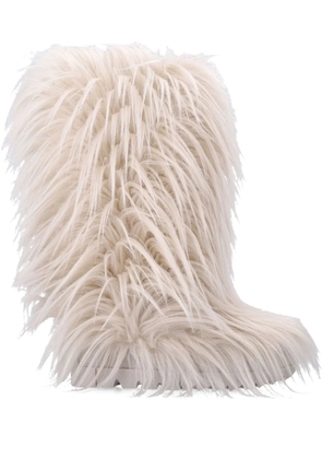 Goldbergh faux-fur boots - Neutrals