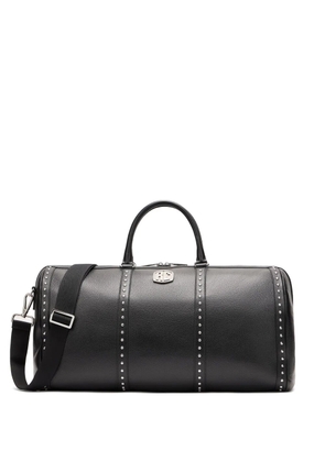 Roberto Cavalli studded leather holdall - Black