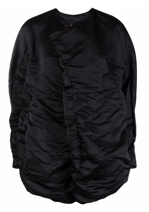 Comme Des Garçons oversize crease-effect jacket - Black