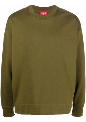 Camper crew-neck organic cotton sweatshirt - Green