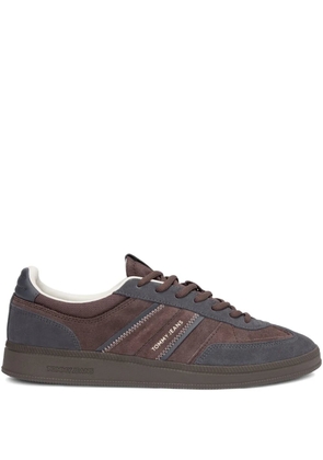 Tommy Jeans suede panelled sneakers - Brown