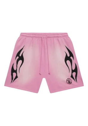 HELLSTAR The Hellstar Flame track shorts - Pink