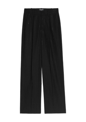 Zadig&Voltaire strass pinstripe trousers - Black