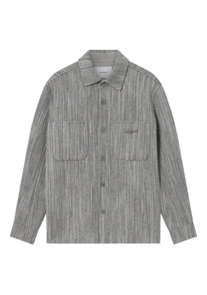 Axel Arigato Aidan striped shirt jacket - Grey