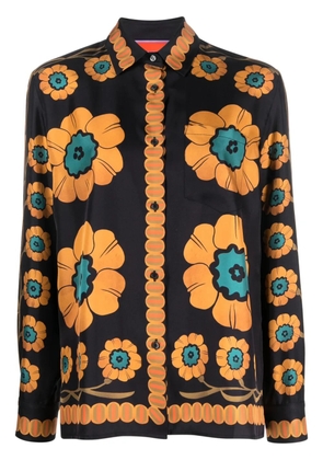 La DoubleJ Boy silk shirt - Black