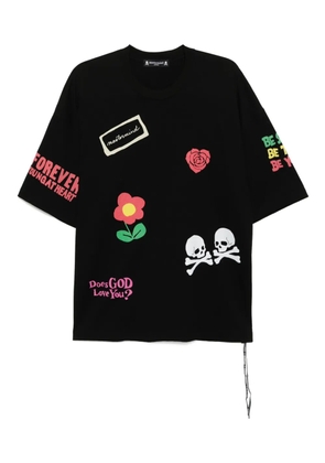 Mastermind Japan graphic-print T-shirt - Black