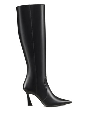 Stuart Weitzman 85mm Vinnie pointed zip boots - Black