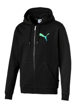 PUMA Power Summer logo-print hoodie - Black
