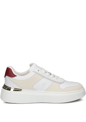 Tommy Hilfiger platform leather sneakers - White