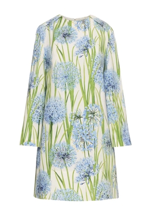 Oscar de la Renta Allium poplin dress - Blue