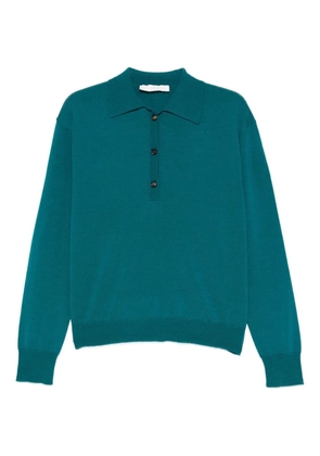Tela knitted polo top - Blue
