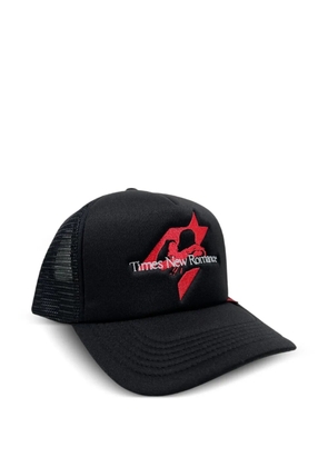Free Refills Romance Unconstructed logo-embroidered mesh-back trucker hat - Black