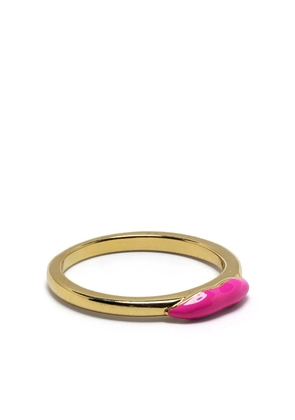 Eshvi lips-charm ring - Gold