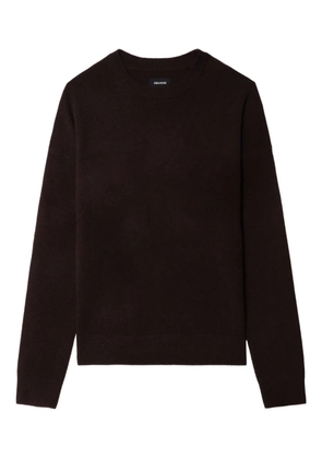 Zadig&Voltaire Cici heart-patch sweater - Brown
