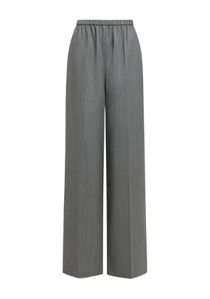 12 STOREEZ elastic-waist wool trousers - Grey