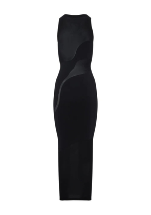 Wolford sheer panel maxi dress - Black