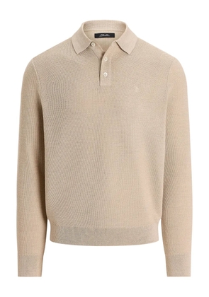RLX Ralph Lauren long-sleeve polo shirt - Neutrals