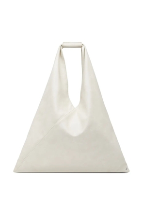 MM6 Maison Margiela Japanese triangular tote bag - White