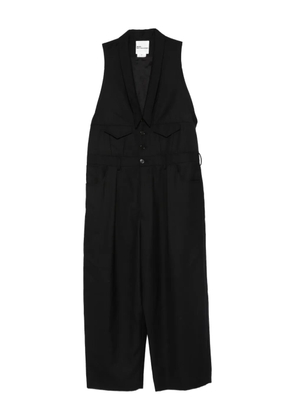 Noir Kei Ninomiya x Comme Des Garçons sleveless jumpsuit - Black