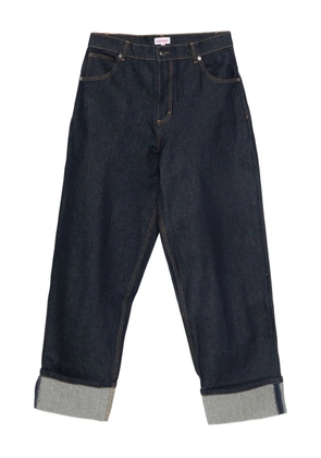 Charles Jeffrey Loverboy cotton wide-leg jeans - Blue