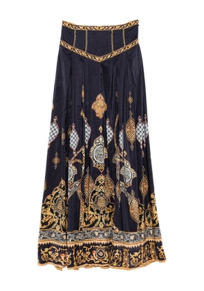 Camilla The Imperial Gate pleated skirt - Blue