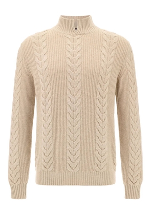 Boggi Milano cable-knit sweater - Neutrals