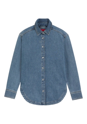 HUGO button long-sleeve shirt - Blue