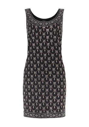 Temperley London embellished geometric mini dress - Black