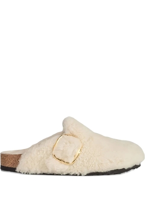 Birkenstock Boston slippers - White