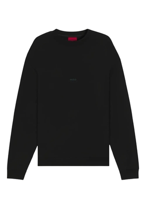 HUGO Damaze logo crew-neck sweatshirt - Black