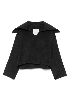 Nanushka oversize-collar sweater - Grey