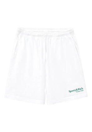 Sporty & Rich logo-detail shorts - White