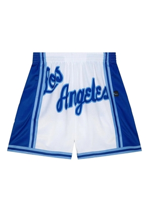 Mitchell & Ness NBA Lakers Fashion Shorts - White