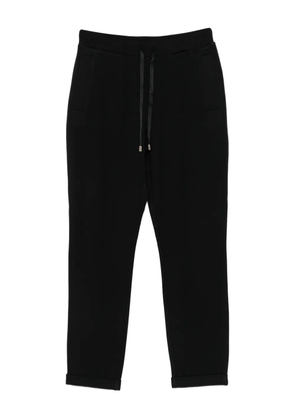 LIU JO cuffed drawstring trousers - Black