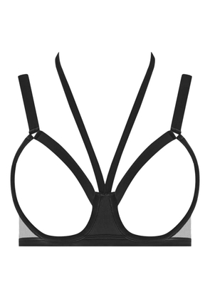 Maison Close Pure Tentation Harness bra - Black