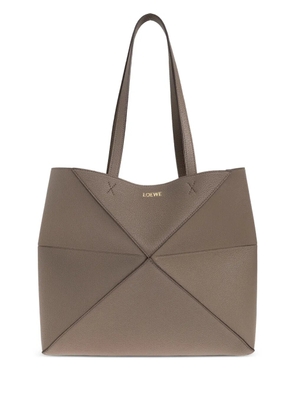 LOEWE medium Puzzle Fold tote bag - Brown