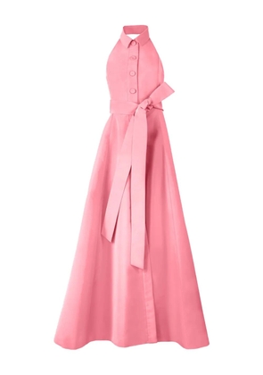 Carolina Herrera halterneck sash gown - Pink