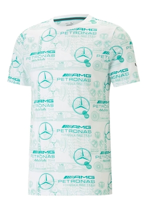 PUMA MapF1 Mercedes Aop all-over-print T-shirt - White
