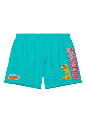 Mitchell & Ness Antonio Spurs 5x Champions Heritage shorts - Blue