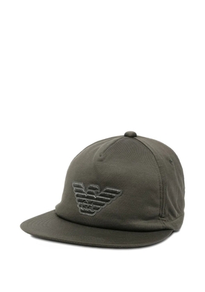 Emporio Armani logo-patch cap - Black
